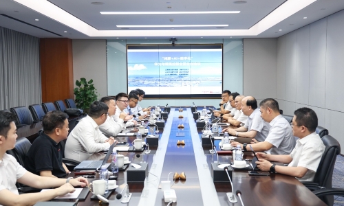 华为算力平台先遣队大模型及工具链军团总裁张东生一行到访桐昆参观交流